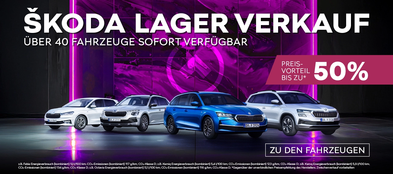 Skoda Lagerverkauf